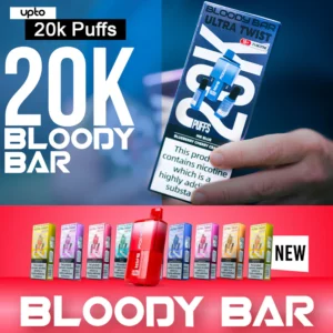Bloody Bar Ultra Twist 20K Puff Disposable Kit | 2 in 1 Flavours