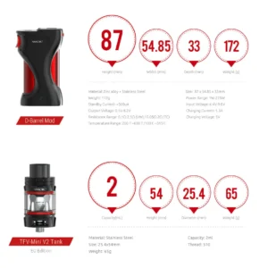 Smok D Barrel Kit 225W - Image 2