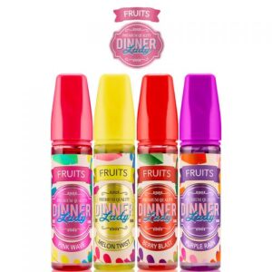 Dinner Lady 60ml Shortfill E-Liquid - Fruit Series
