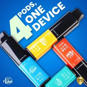 HAPPY VIBES 2400 Puffs Disposable Kit | 20MG | TPD Compliant - Image 2