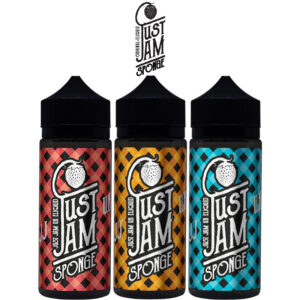 Just Jam Sponge E Liquid Range 120ml Shortfill