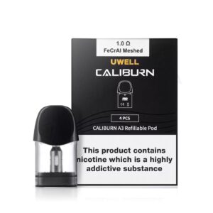 Uwell Caliburn A3, AK3 and AZ3 Replacement Pods - 4pcs/pack | 1.0 Ohm Mesh