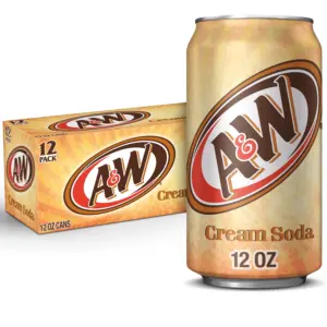 American AW Cream Soda 330ml 12Pk