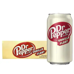 American Dr Pepper Vanilla Float 330ml 12Pk