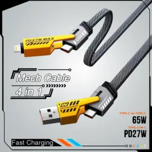 4-in-1 Mecha Charging Cable
