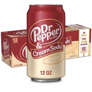 American Dr Pepper Cream Soda 330ml 12Pk