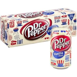American Dr Pepper Vanilla Float 330ml 12Pk