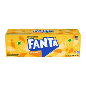 American Fanta Pineapple 330ml 12Pk