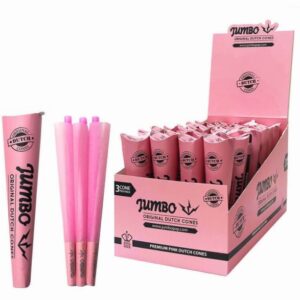 Jumbo Original Dutch Cones 32 x 3PK - Pink - Image 1