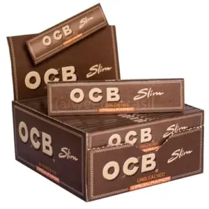 OCB Brown Virgin King Slim 50 X 32