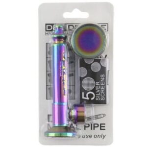 D&K Metal Pipe with Screens & Grinder Set | Rainbow (24-Pack) - Image 2