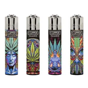 Clipper Lighter 48-Pack - Weed Trip - Image 1