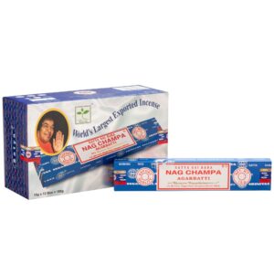 Satya Incense Sticks - Nag Champa (12-Pack)